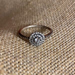 Dainty sterling Cz ring size 6.25